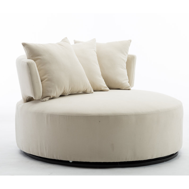 Latitude Run Reanne Swivel Chair and a Half Wayfair